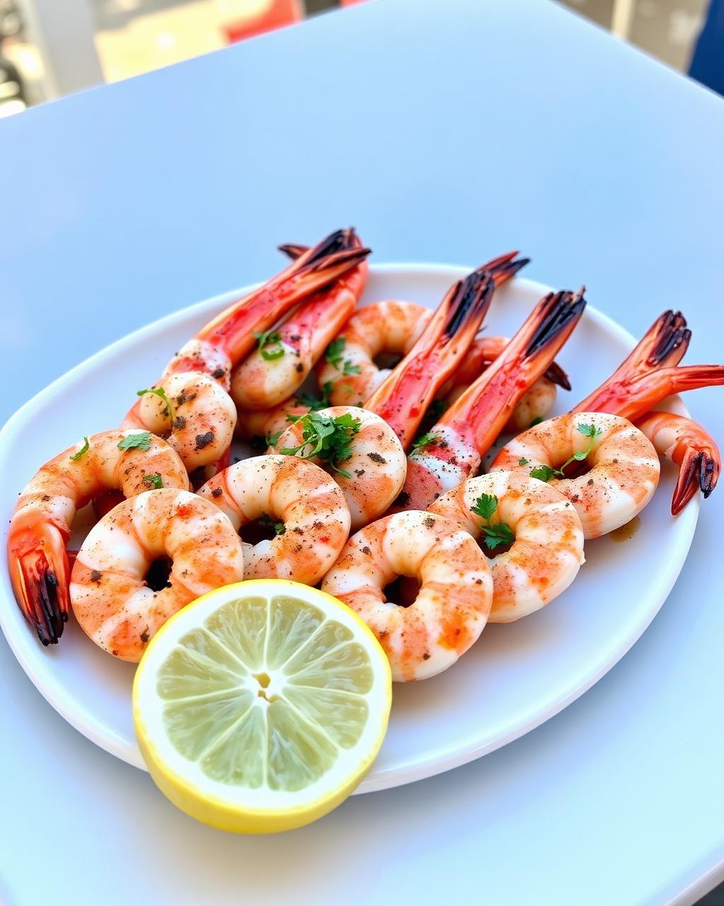 Grilled shrimp